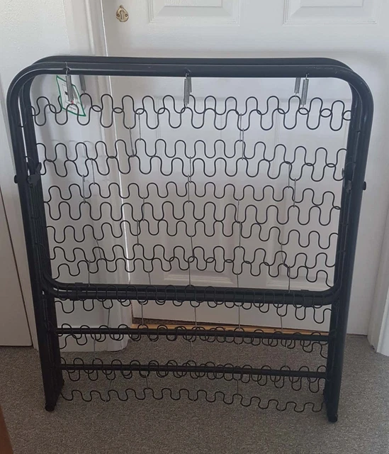 SINGLE METAL BED Frame Fold Up Guest Bed £5.99 PicClick UK