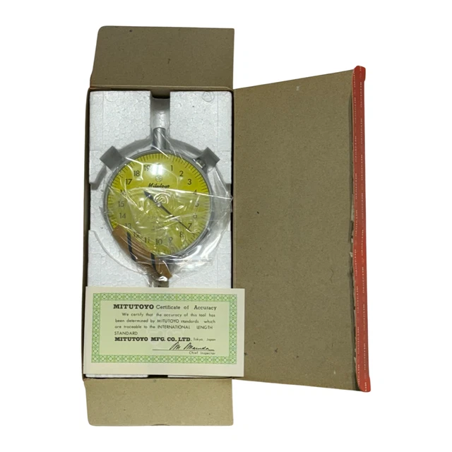 MITUTOYO METRIC DIAL Indicator 0-20 Dial Reading 0.5mm Range 0.002mm