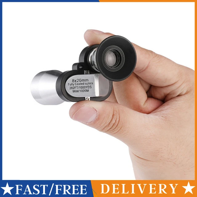 8x20 HD Night Vision Mini Pocket Zoom Monocular Outdoor Portable Telescope
