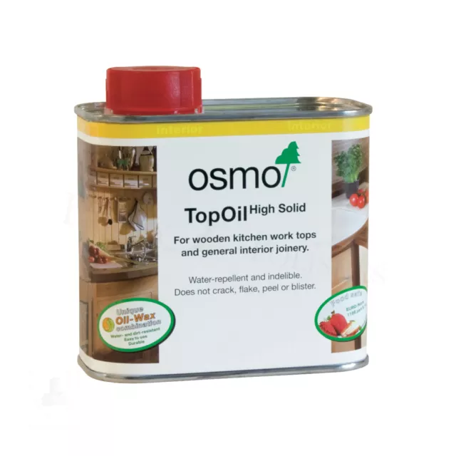 Osmo Top Oil - All Colours 500ml - Kitchen Worktop Wood Oil - Free P&P