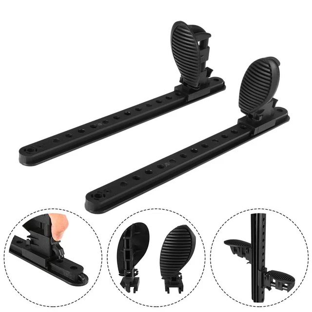Accessoires pédale d'accolade pied canoë réglable haute qualité kayak plasti
