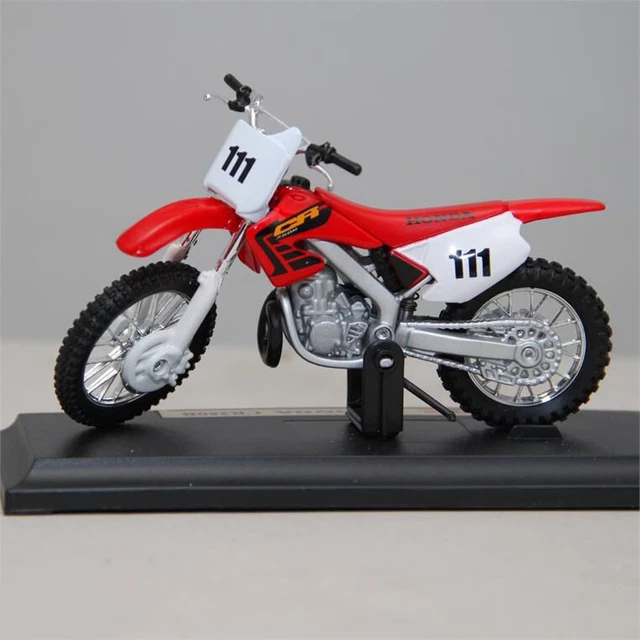 MAISTO HONDA CR 250 1:18 Die-Cast Motocross MX Toy Model Bike Red