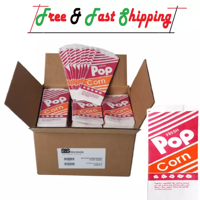 Gold Medal Popcorn Bags 1 Oz. (1,000 ct.)