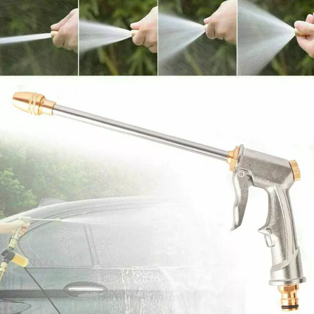 Garden Hose Nozzle High Pressure Car Wash Sprayer  Handheld  Hose W3T0