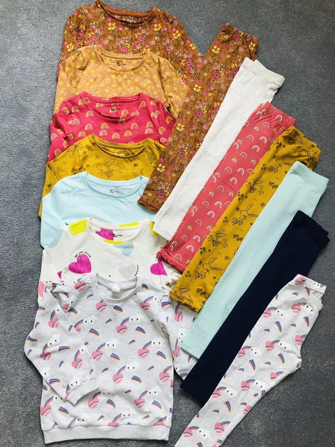 ❤️ Pacchetto abiti top e leggings per ragazze nuovi con etichette 3-4/4-5 anni X14 Mix & Match❤️