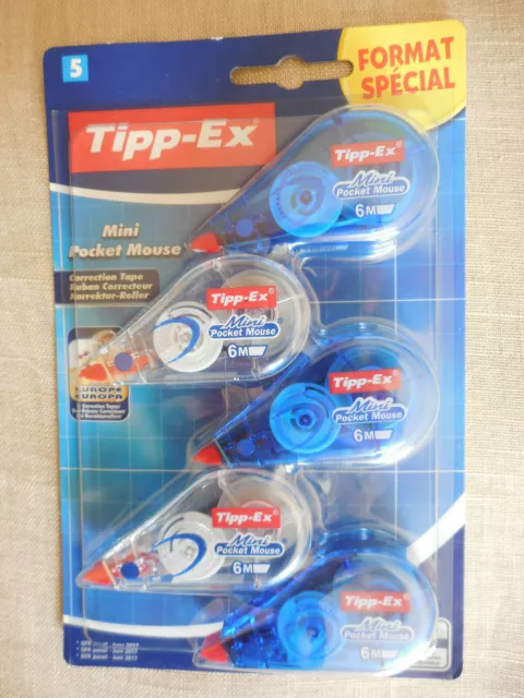 TIPP-EX SOURIS BLANCO mini pocket mouse Ruban Correcteur Faute