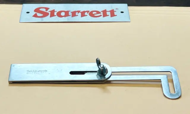 The L.S. Starrett Co. No. 15 Bevel Protractor.  Made in the USA,