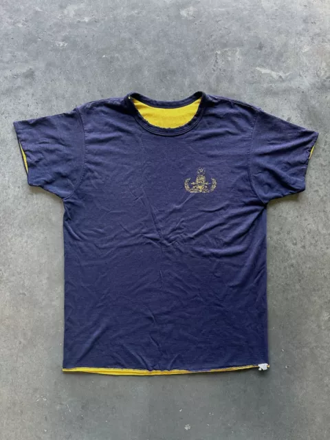 VTG 80S USN US Navy EOD Champion Reversible T-Shirt Blue & Yellow $199. ...