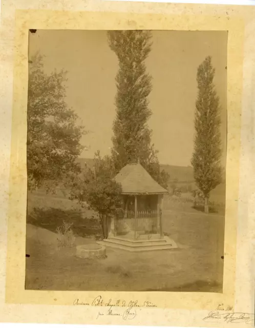 France, Marciac (Gers) Photo Vintage Print,ancienne petite chapelle de l&#039;