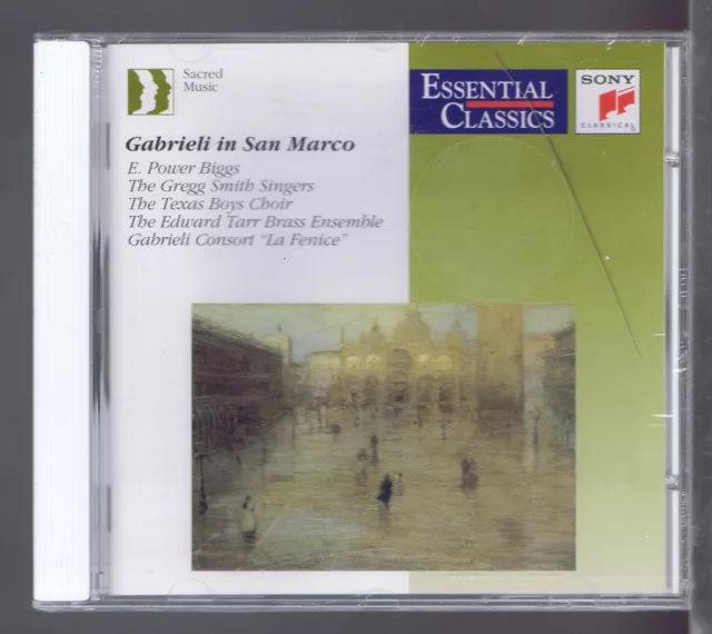 Gabrieli In San Marco (Cd Sealed) E.power Biggs Gabrieli Consort( La Fenice)