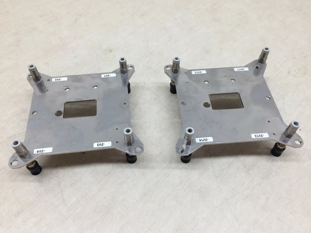 Lot of 2 SMC Vacuum Chuck Plate 4 11/16" x 4 11/16" Plate Size