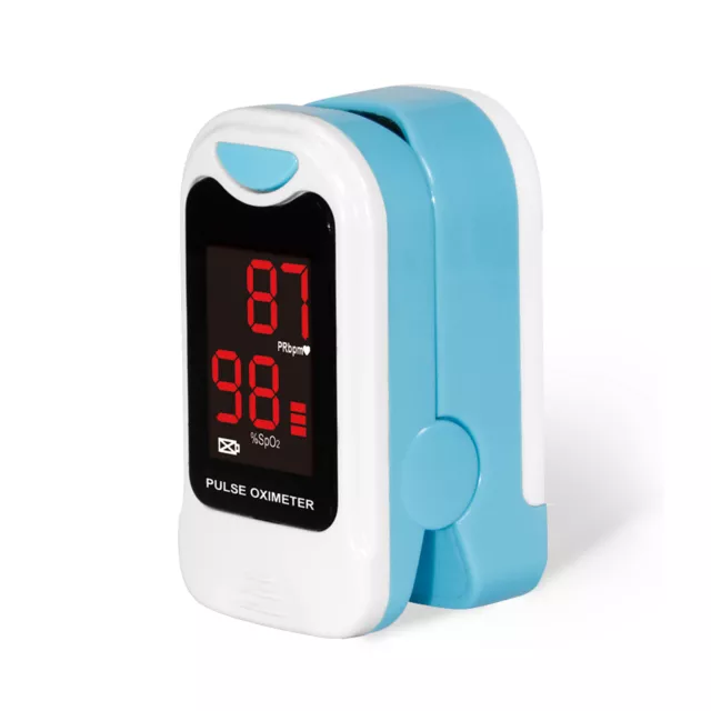 SPO2 Patient Monitor Finger Pulse Oximeter Blood Oxygen Saturation Heart Rate O2