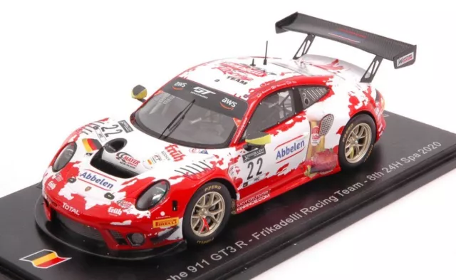 Miniature voiture auto 1 : 43 spark Model Porsche 911 GT3 R Racing Modélisme