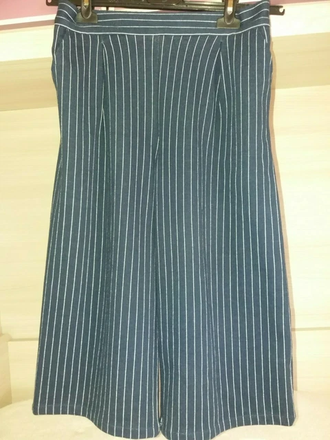 Pantalone Palazzo  bimba 11-12 anni Cycle Band colore blu scuro a righe