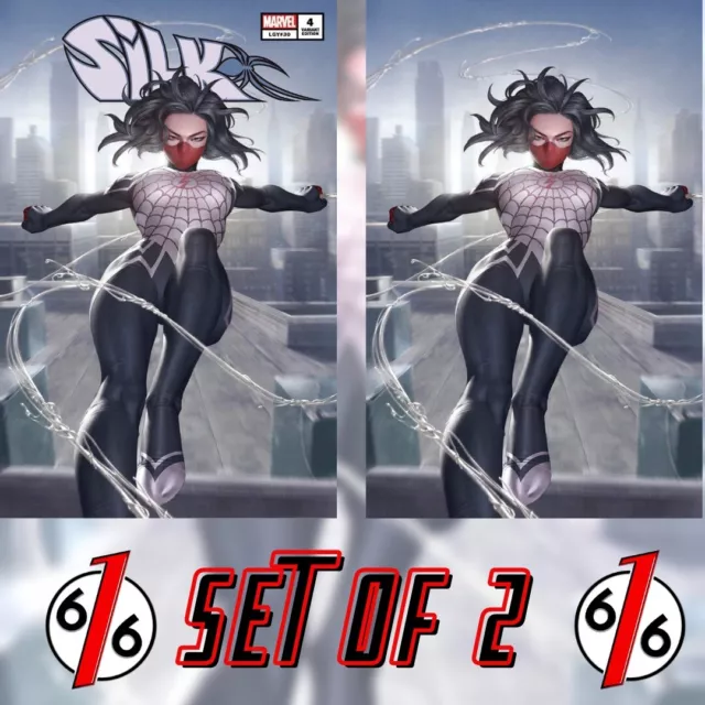 🚨🔥🕷 SILK #4 JUNGGEUN YOON Exclusive Variant Set Trade Dress & Virgin LTD 1000