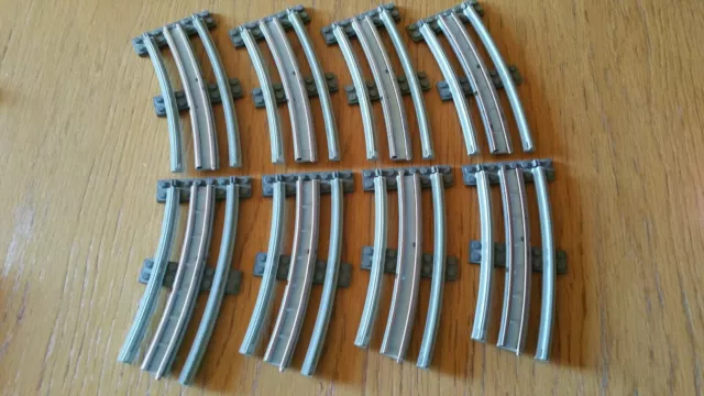 TOP: LEGO 12V Ferrovia 8x curva 7855 7851, rotaie curve binari treno ferrovia