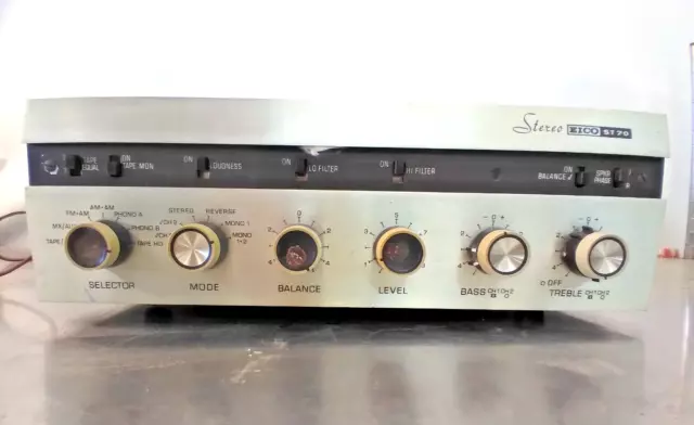 Eico Model ST-70 Stereo Integrated Tube Amplifier, Tube Amp, Preamplifiy