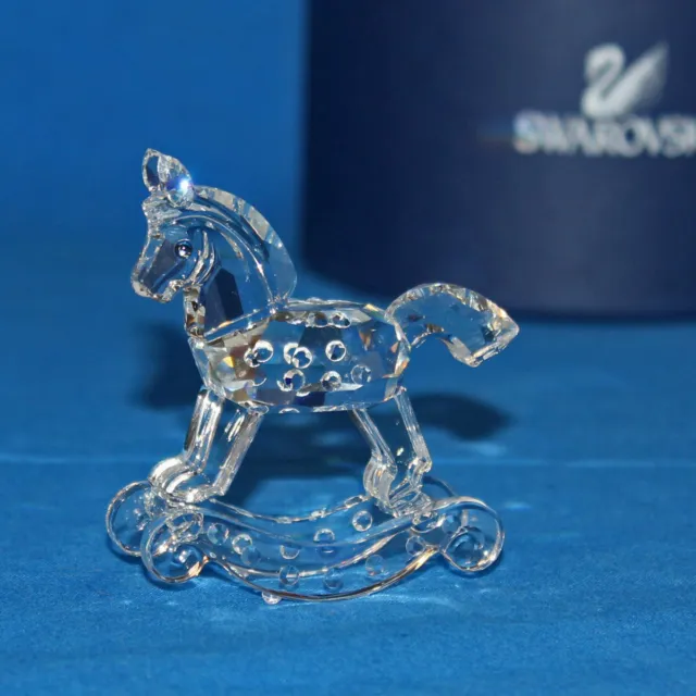 Swarovski Crystal Figurine, Rocking Horse, (183270) 2.7" MIB