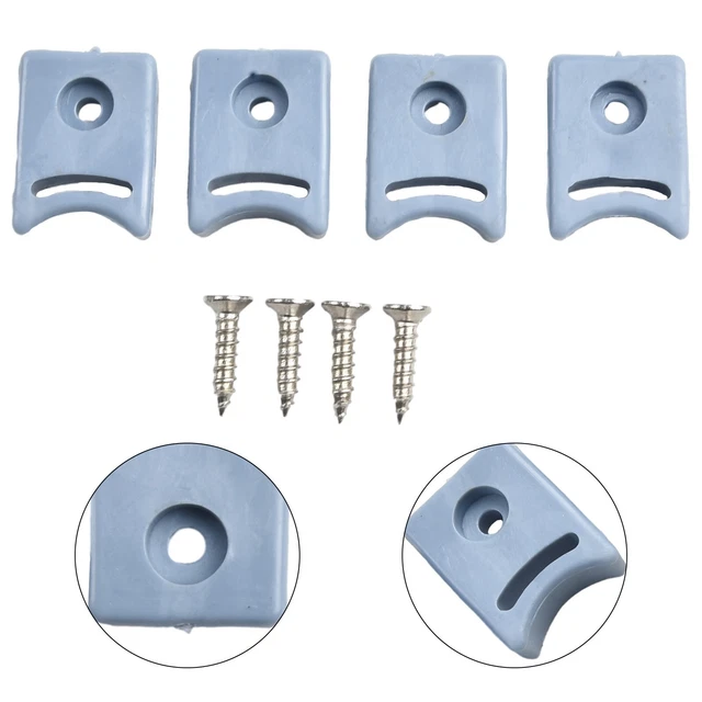 Rotelle Per Porta Doccia 23 Mm In Plastica Argento | Kit 4 Pezzi Con Viti Per Vetro 4-6 Mm