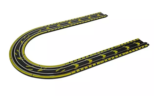 Micro Scalextric G8045 Track Extension Pack - Straights & Curves