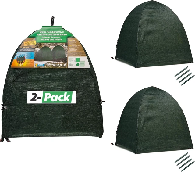 Products 22252 Winter Snow and Ice Cover, 28" X 28" X 30", 2 Pack, Green