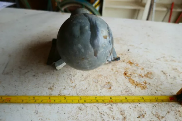 Vintage Galvanized Metal Barn Roof Ridge Cap Finial 3 1/4" Klauer Lot 23-25-C