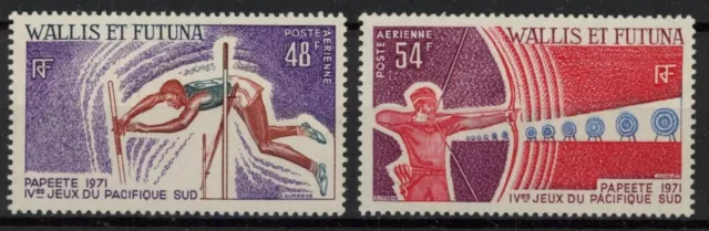 [BIN16018] Wallis Futuna 1971 Sports good set very fine MNH Airmail stamps