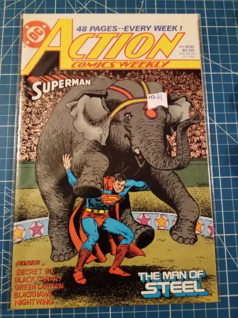 Action Comics vol.1 #630 1988 High Grade 9.2 DC Comic Book H3-61