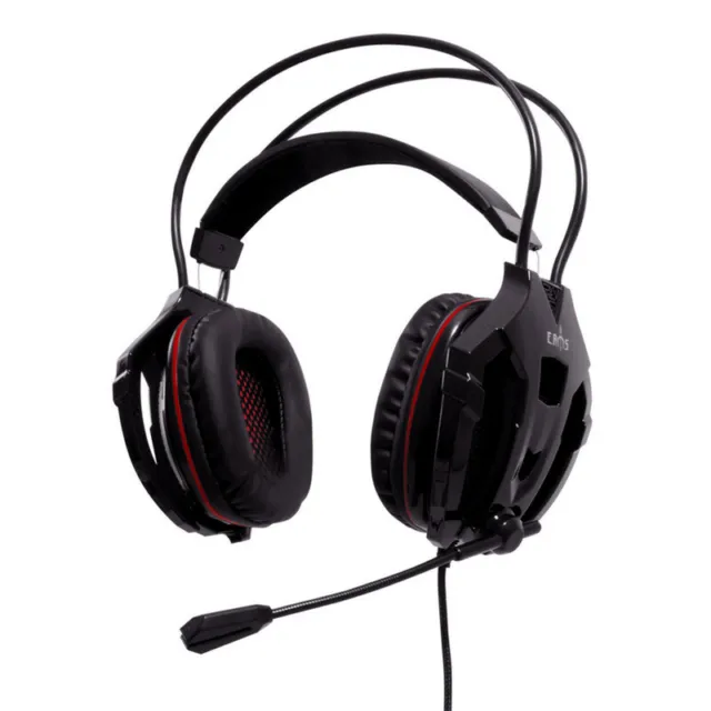 auriculares gaming Gamdias Eros 2 V2 GHS3200U Negro y Rojo