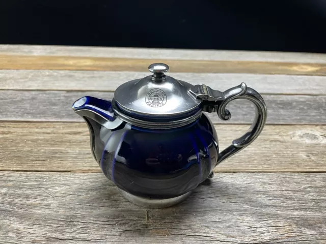 Beautiful Southern Pacific Cobalt Blue Small Coffee / Teapot