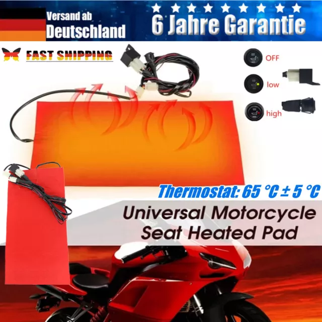WASSERFESTE SITZHEIZUNG FÜR Moped Roller Motorrad Quad EUR 42,99 - PicClick  DE, motorrad sitzheizung 