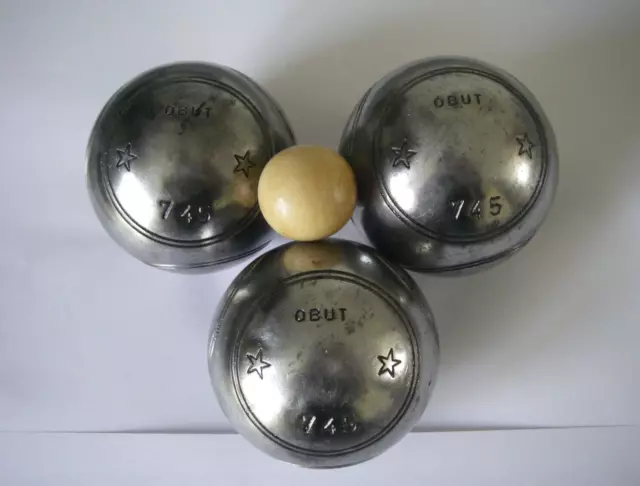 Ø73mm / OBUT 2 étoiles 745gr V85 Triplette / boules de pétanque de compétition