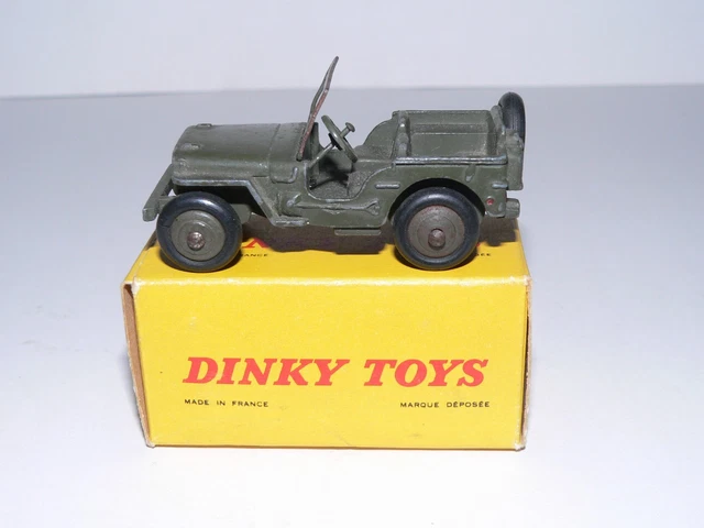 Dinky Toys 828 Jeep Porte Fusée Bôite No Copy