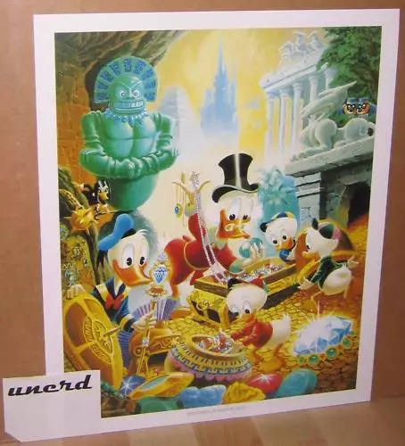 Carl Barks Kunstdruck: Wanderers of Wonderlands - Scrooge McDuck Art Print