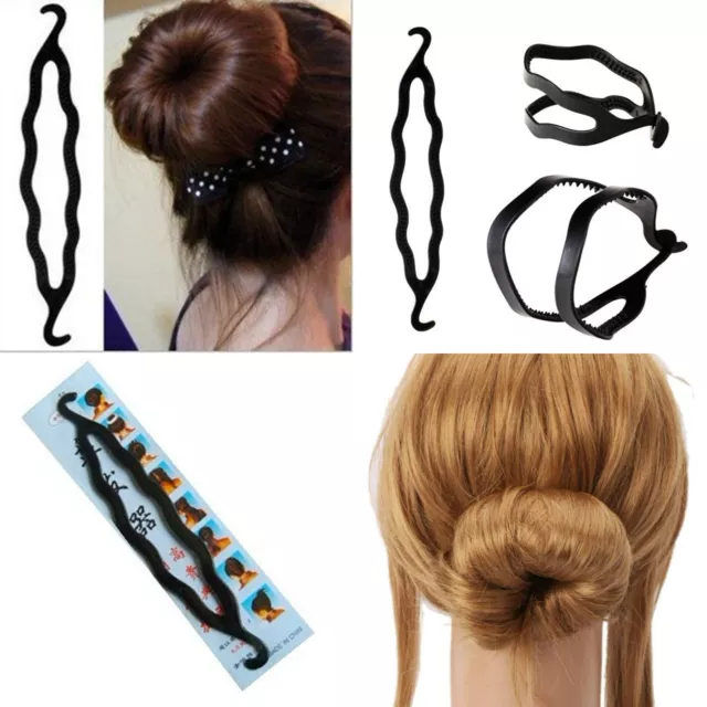 Haardreher Haarroller Twister Frisurenhilfe Haarknoten Topsy Tail Dutt Haardutt