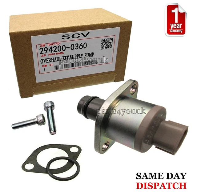 NEW DIESEL FUEL Pump Suction Control Valve 2940090260 SCV Kit 294200