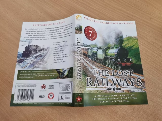 The Lost Railways DVD (2007) cert E (DVD & Cover)
