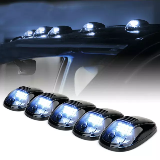 5X Gelb LED Dachbeleuchtung Blinker Dach Lampen Für Auto Cab LKW KFZ 4WD  ATV #P