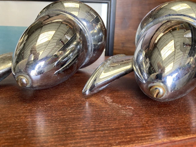 Rétroviseurs Latéraux Voiture KIMISS - Style Vintage Universel Noir Paire Compl Te 582950