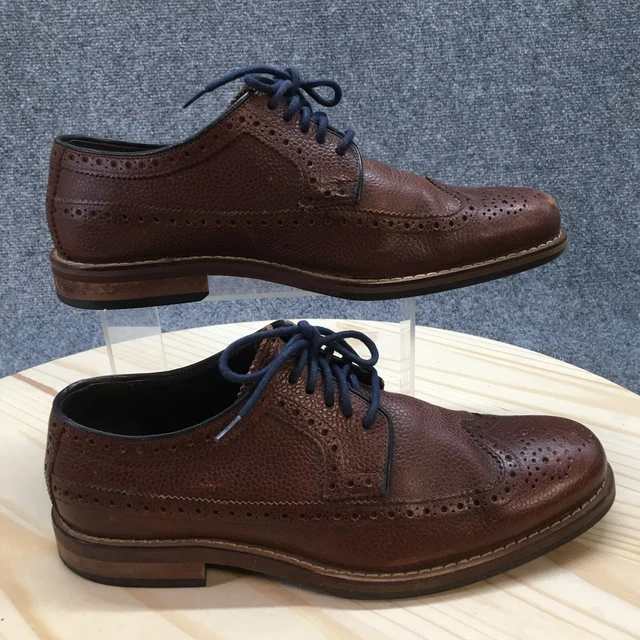 COLE HAAN CAMBRIDGE Size 12 Brown Leather Wingtip Oxfords  display picture 1