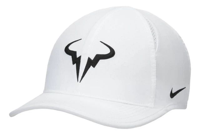 NIKE AEROBILL RAFA Nadal H86 Men s Tennis Hat White Black 850666 24.99 PicClick