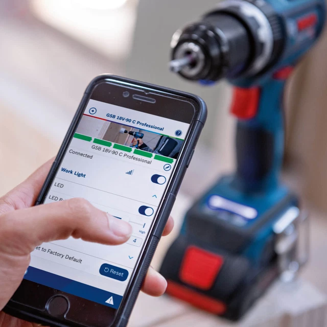 BOSCH GSB 18V90 C 18v Cordless Brushless Combi Drill With Kickback