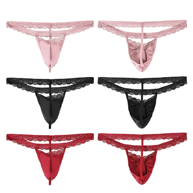 Sexy Panty Women's Sheer Mesh Lace Sexy Panties T Pants Thong Ladies Briefs  Underwear Cotton Bodycon Underpant