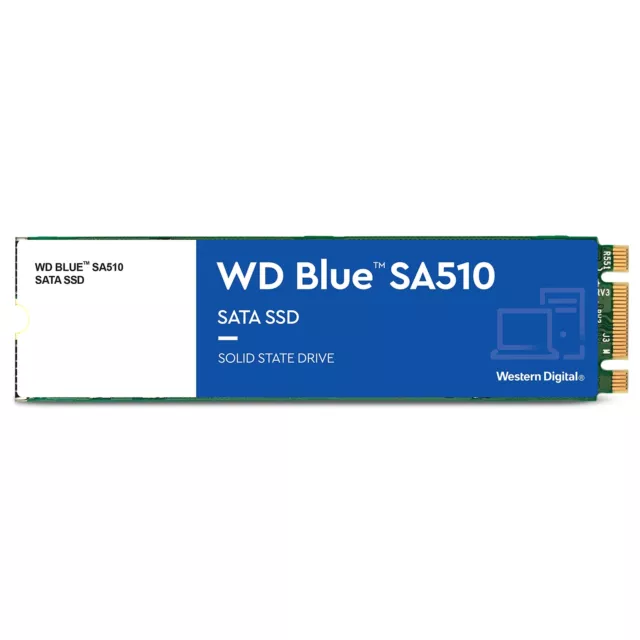 WD Blue SA510 250GB M.2 SATA SSD with up to 555MB/s read speed M.2 SATA 250GB