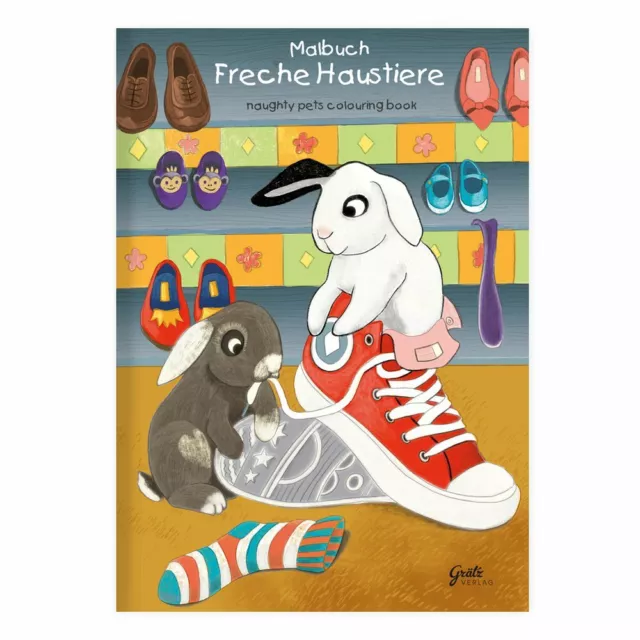 *Malbuch*DIN A5*Freche Haustiere*Lustige Tiermotive*