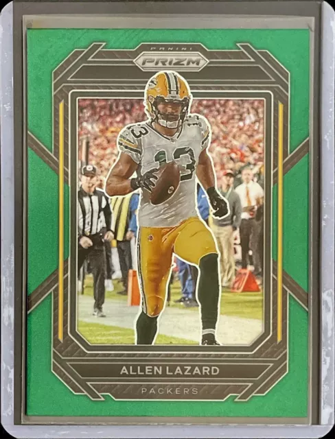 Allen Lazard - 2022 Panini Prizm Football - Green Prizm #106