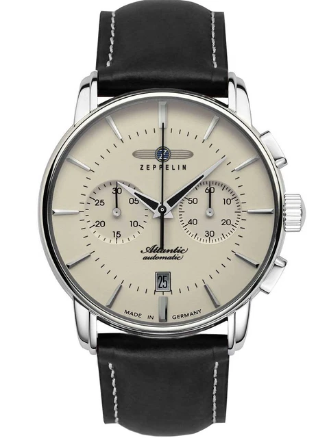 Zeppelin 8422-5 Atlantic automatico Cronografo 42 mm 5ATM