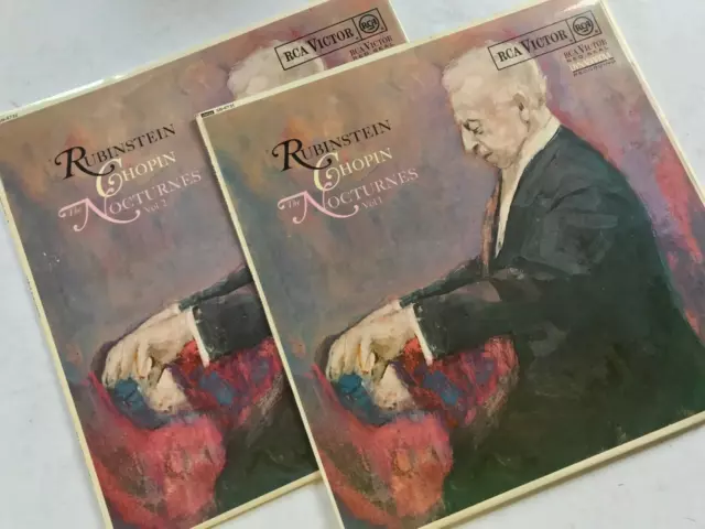 Artur RUBINSTEIN Chopin The Nocturnes Vol. 1 and 2 RCA SB 6731 / 6732