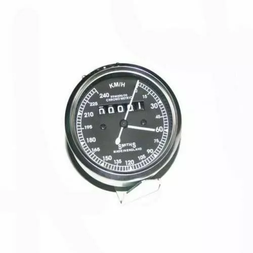 For Royal Enfield Norton BSA Triumph Replica Smiths Speedometer 240 Kph Km/H ECs