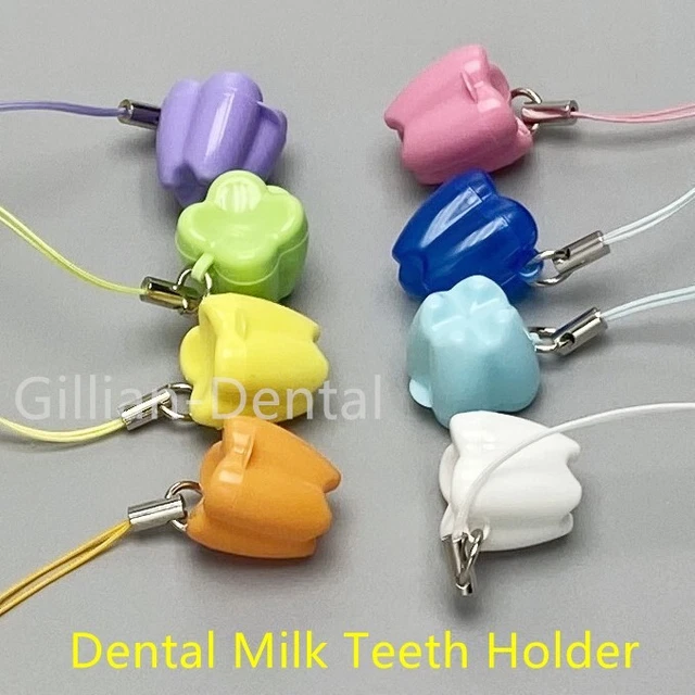 Dental Milk Teeth Keepsake Holder Mini Baby Teeth Storage Box Mixed Color